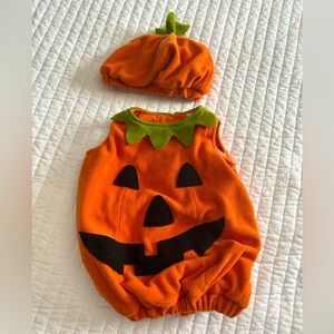 Pottery Barn Kids Pumpkin Costume (3-6M)